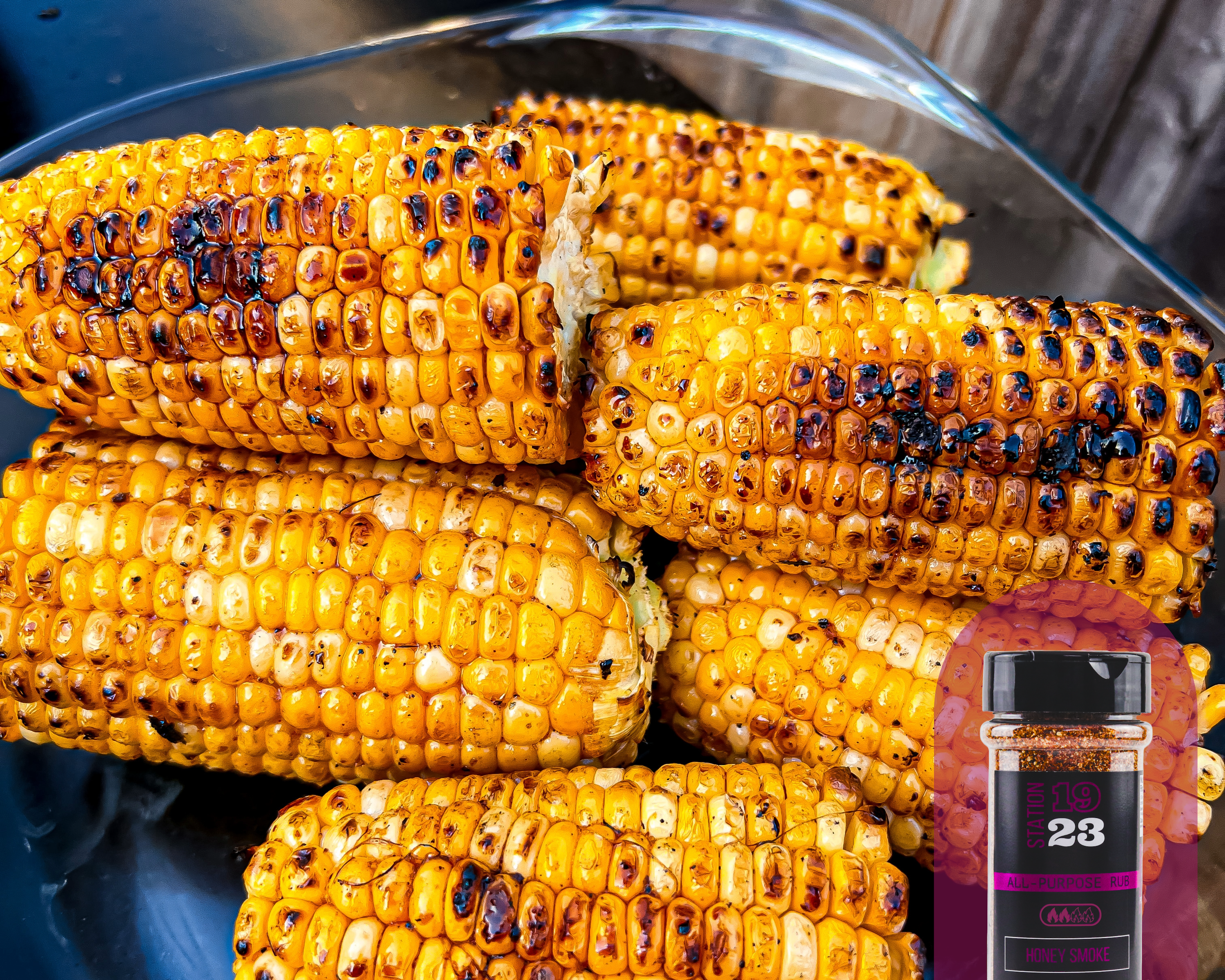15-Minute Sweet and Spicy Grilled Corn on the Cob (with Honey Smoke Rub)