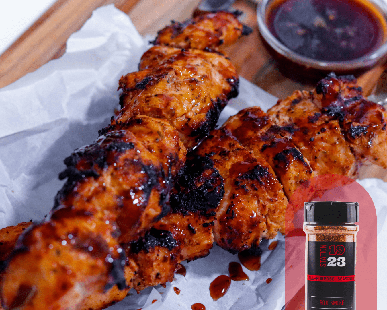 Blood Orange & Tequila Lime Grilled Chicken Skewers - Station 1923