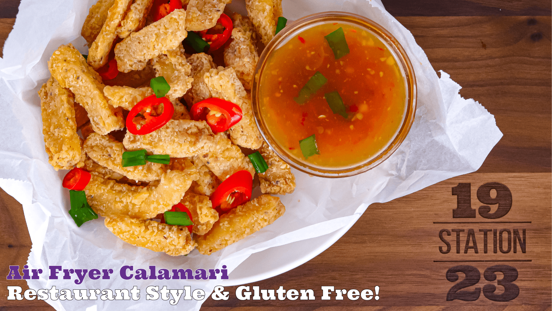 Restaurant Style Gluten Free Air Fried Calamari - Station 1923